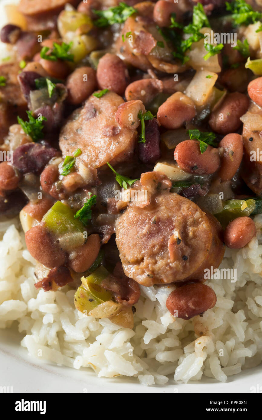 Sausage red beans and rice hires stock photography and images Alamy