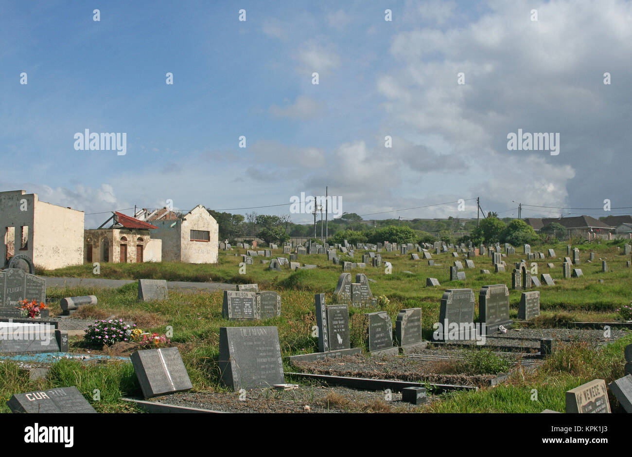 West Bank Cemetery, East London, Eastern Cape, South Africa Stock Photo Alamy