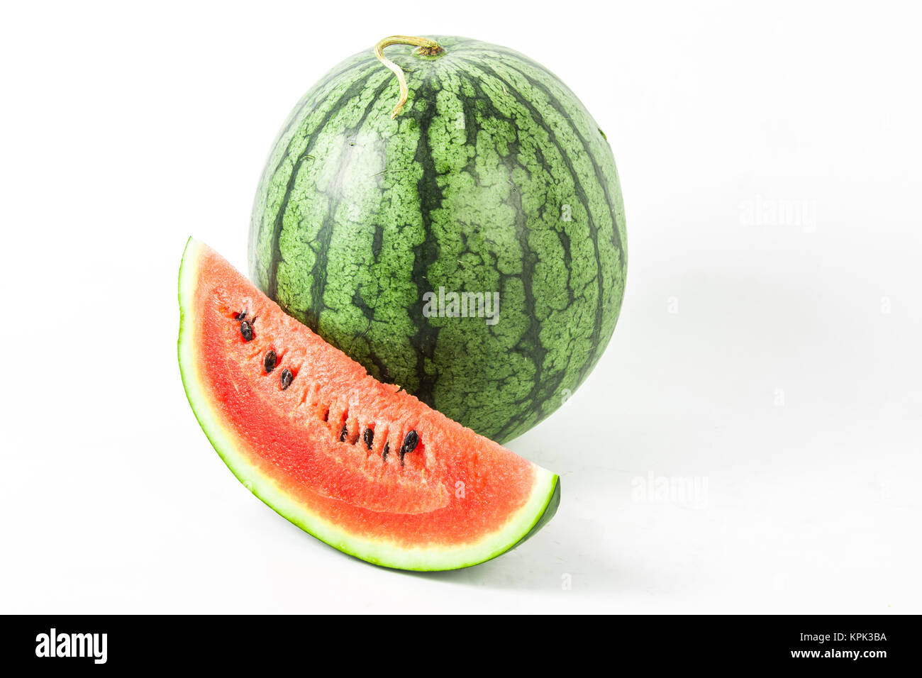 watermelon on white background Stock Photo - Alamy