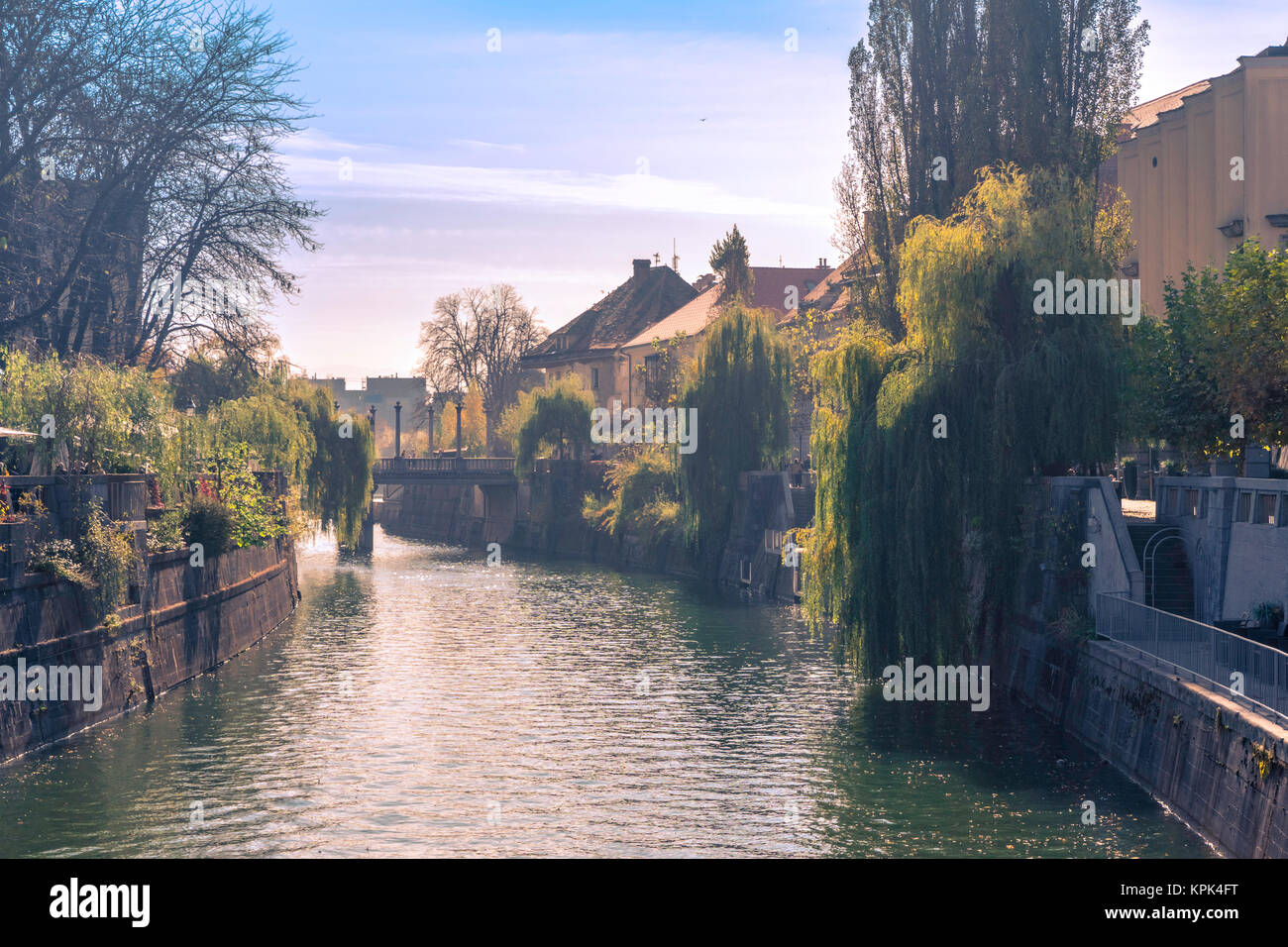 One of the best city's in the world Ljubljana, Slovenia Stock Photo