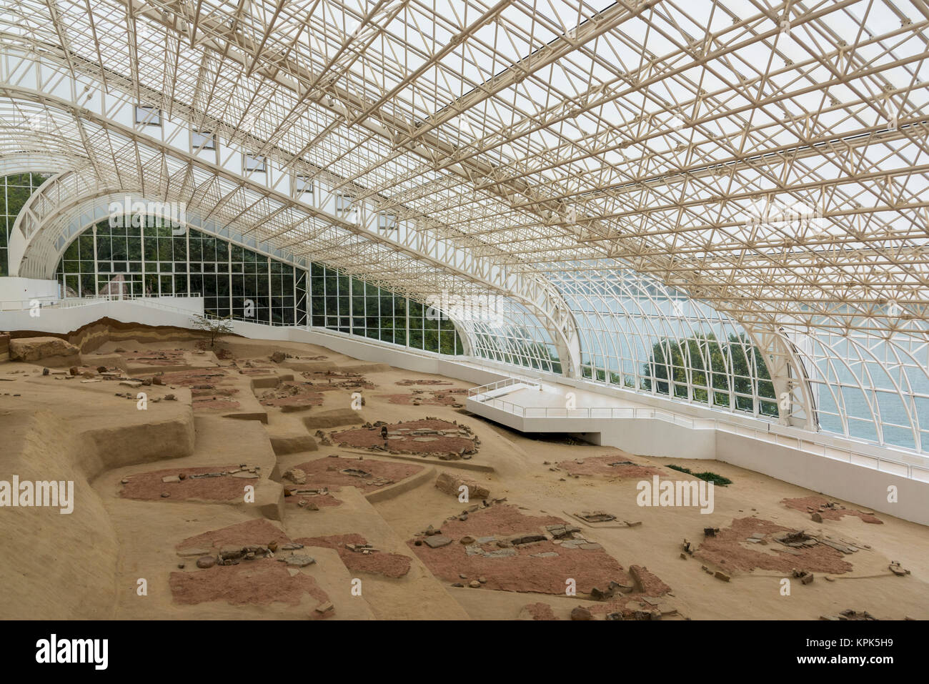 Lepenski Vir, Mesolithic archaeological site; Serbia Stock Photo - Alamy