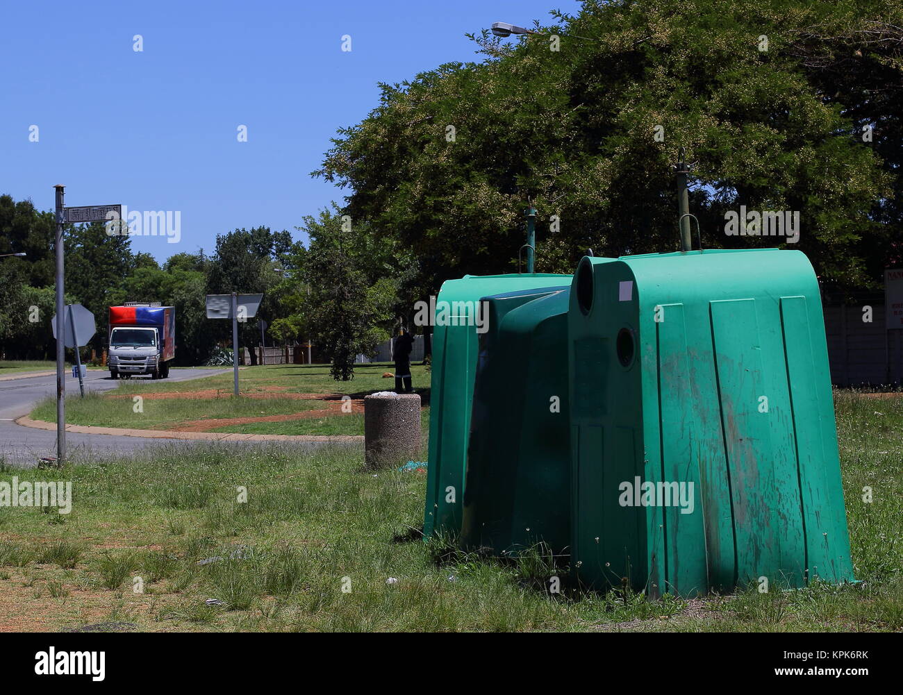 Brackendowns, South Africa glass collection containers are