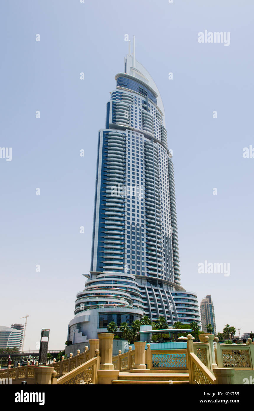 The Address hotel Dubai United Arab Emirates Stock Photo