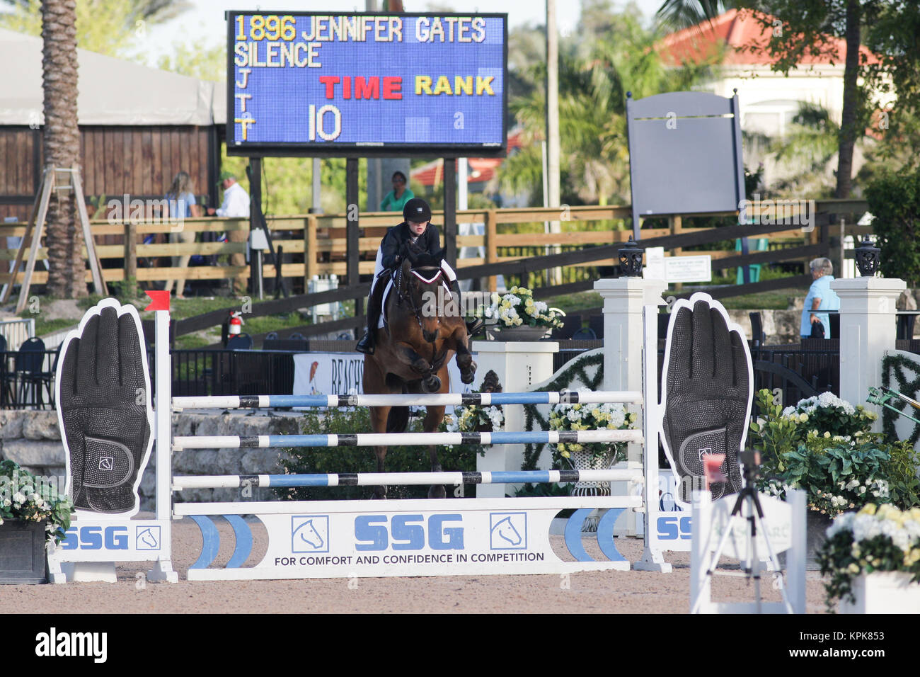 WELLINGTON, FL MARCH 02 Jennifer Gates participates in the High