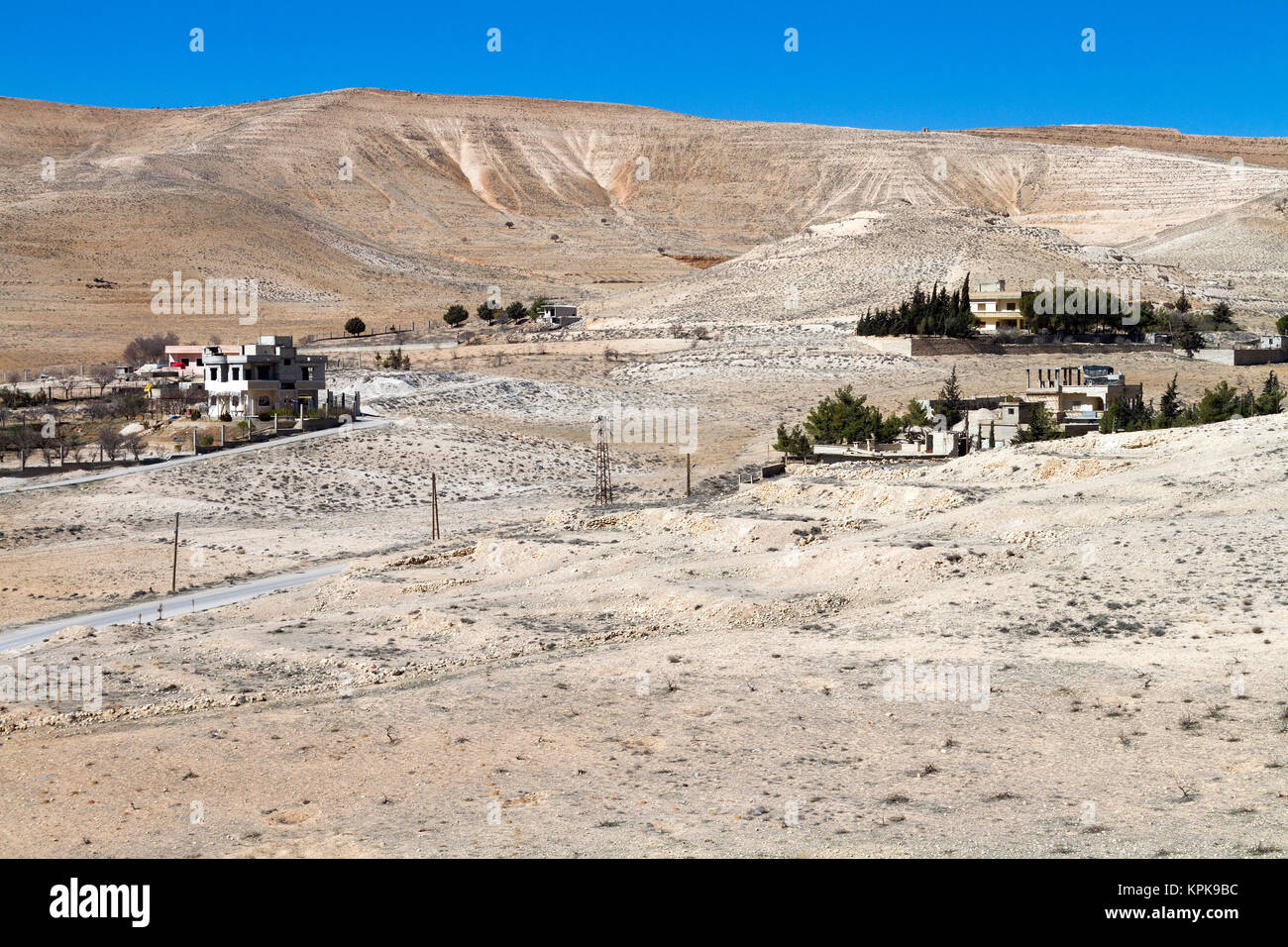 Christian town of Maaloula, Syria, where people still speak Aramaic, the language of Jesus Stock