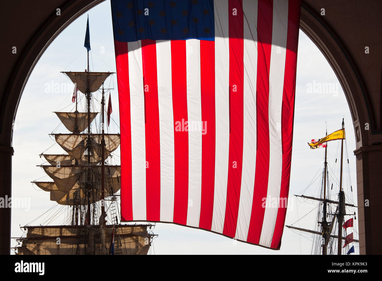 USA, Massachusetts, Boston. Sail Boston tall ships festival, Dutch