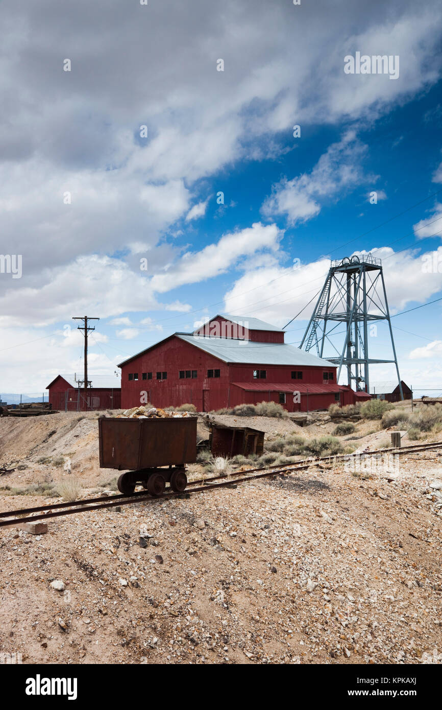 USA, Nevada, Great Basin, Tonopah, Tonopah Historic Mining Park Stock
