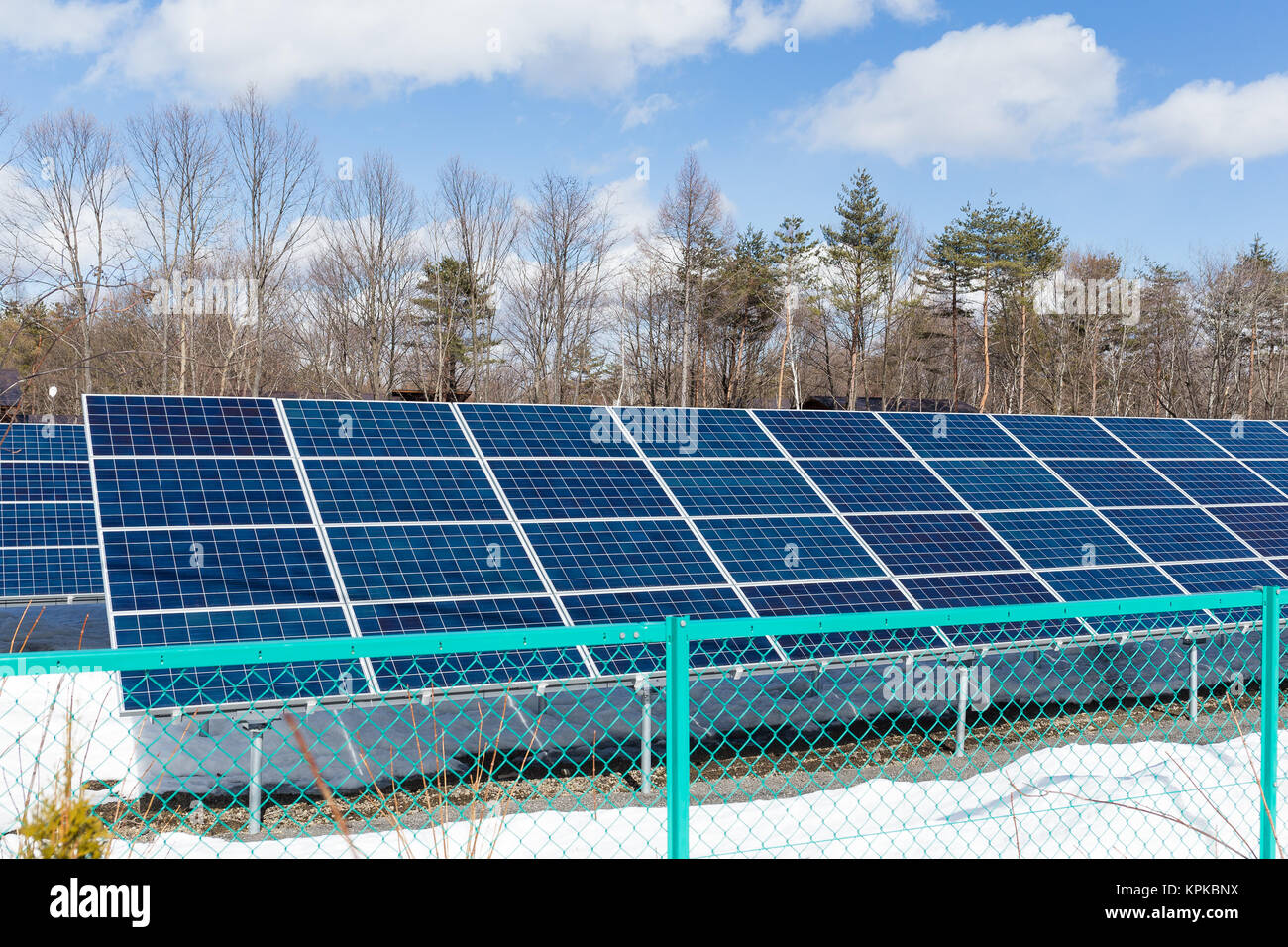 Solar panel in countryside Stock Photo - Alamy