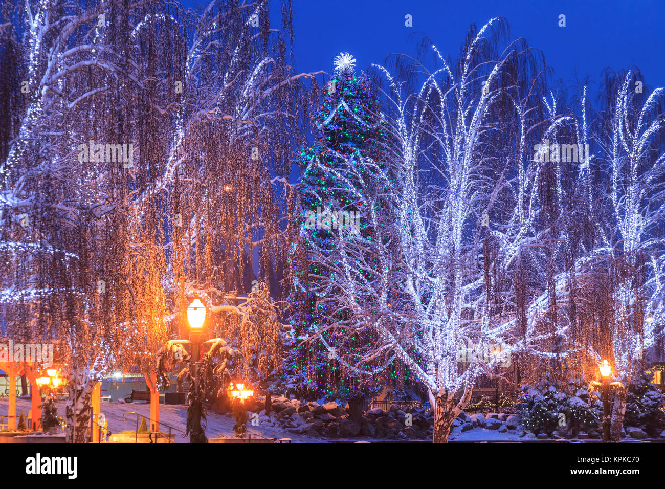 Christmas Lighting Festival, Leavenworth, Bavarian Alpine Village