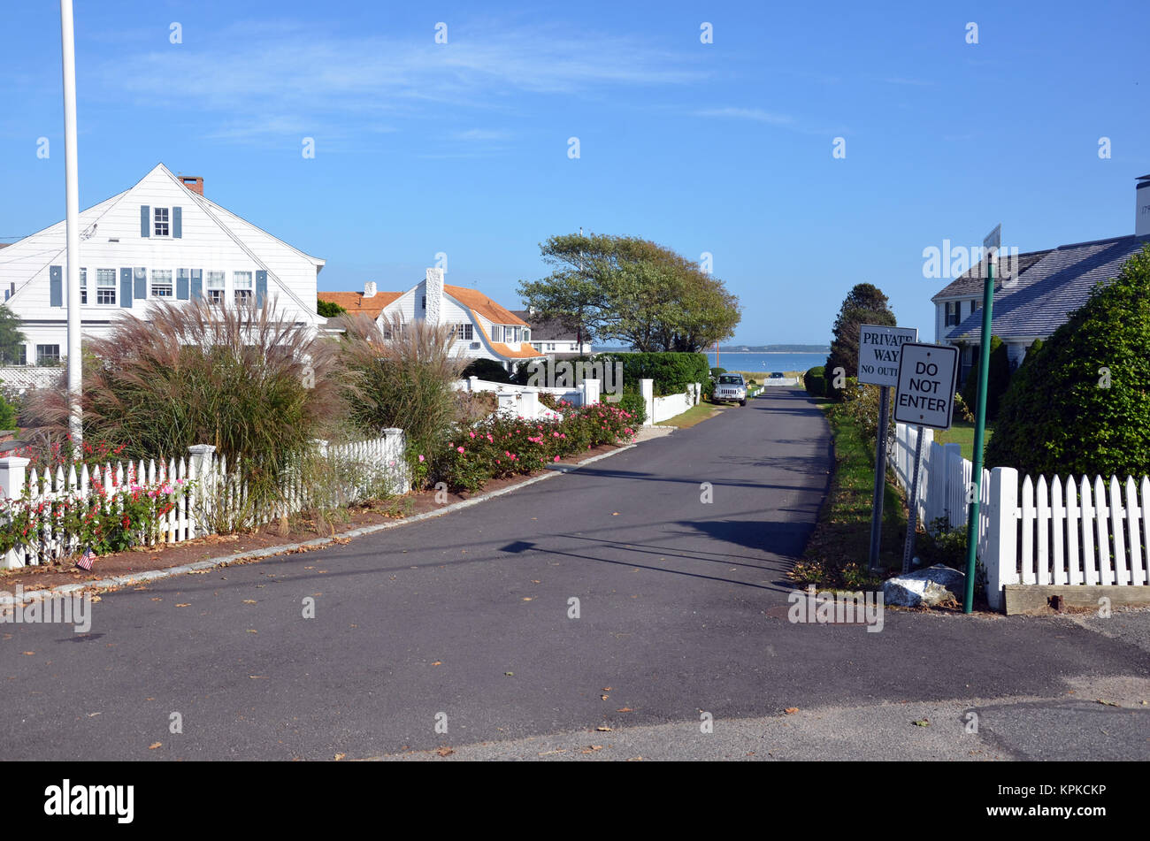 Marchant Avenue, Hyannis Port, Massachusetts, USA, location of the