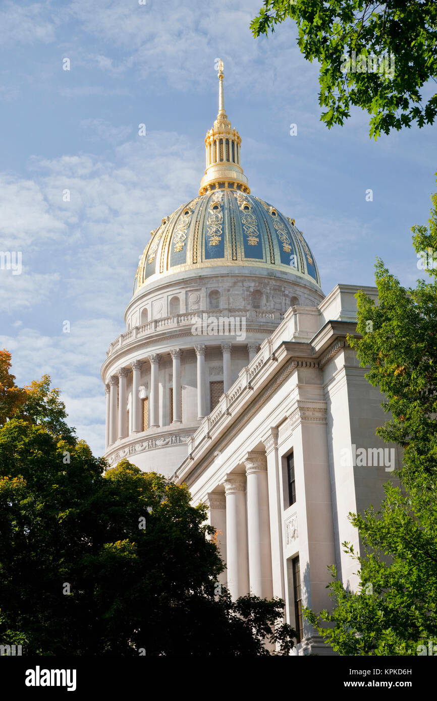 West Virginia State Capitol exterior, Charleston, West Virginia, USA Stock Photo
