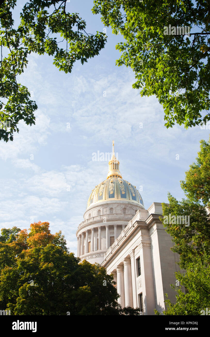 USA, West Virginia, Charleston. West Virginia State Capitol, exterior. Stock Photo