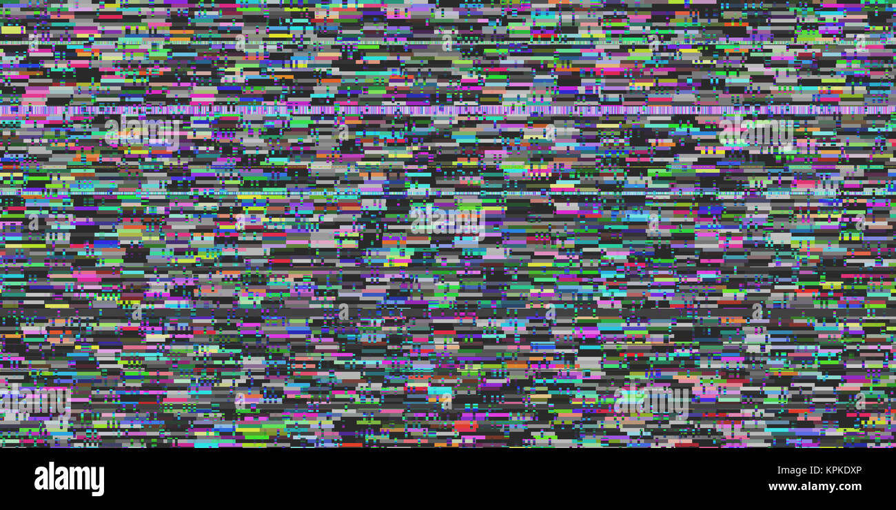 Television Screen Noise. Seamless Display Error Glitch Background Stock  Photo - Alamy