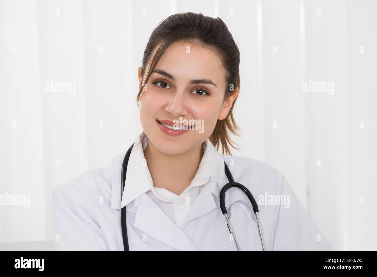 Close up delighted doctor hi-res stock photography and images - Alamy