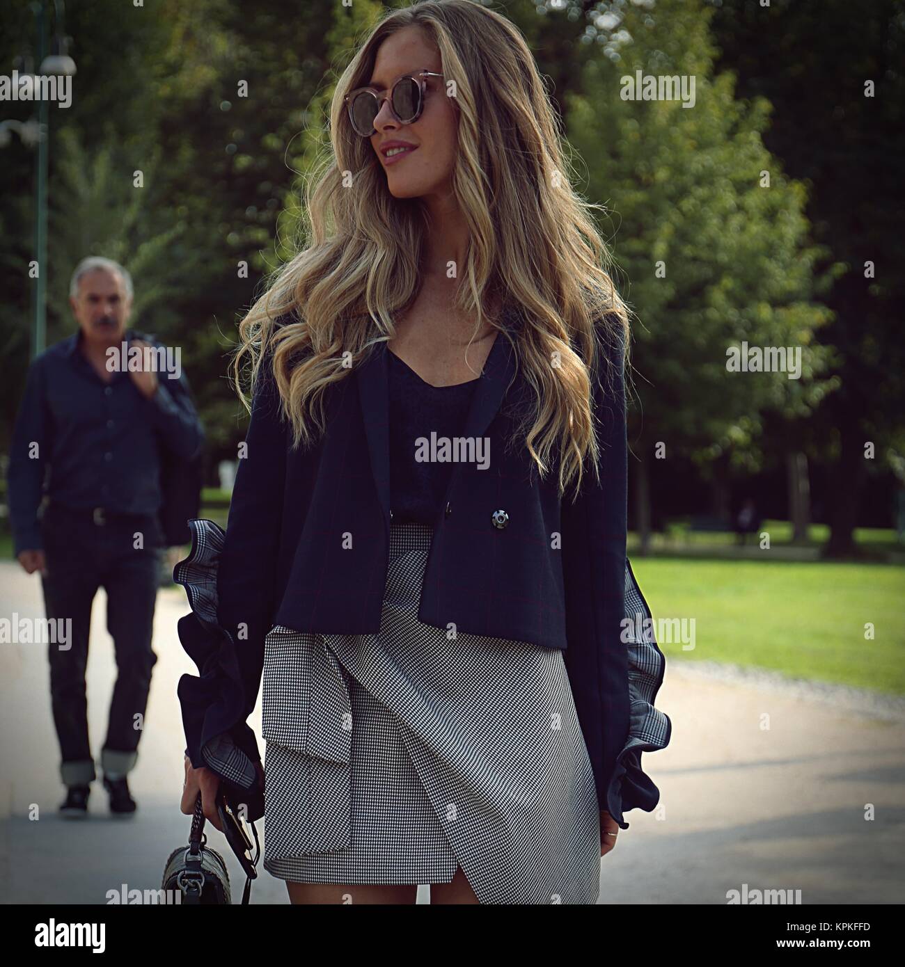 Milan, Italy. 22nd Sep, 2017. Maya Malnar on the street during the ...