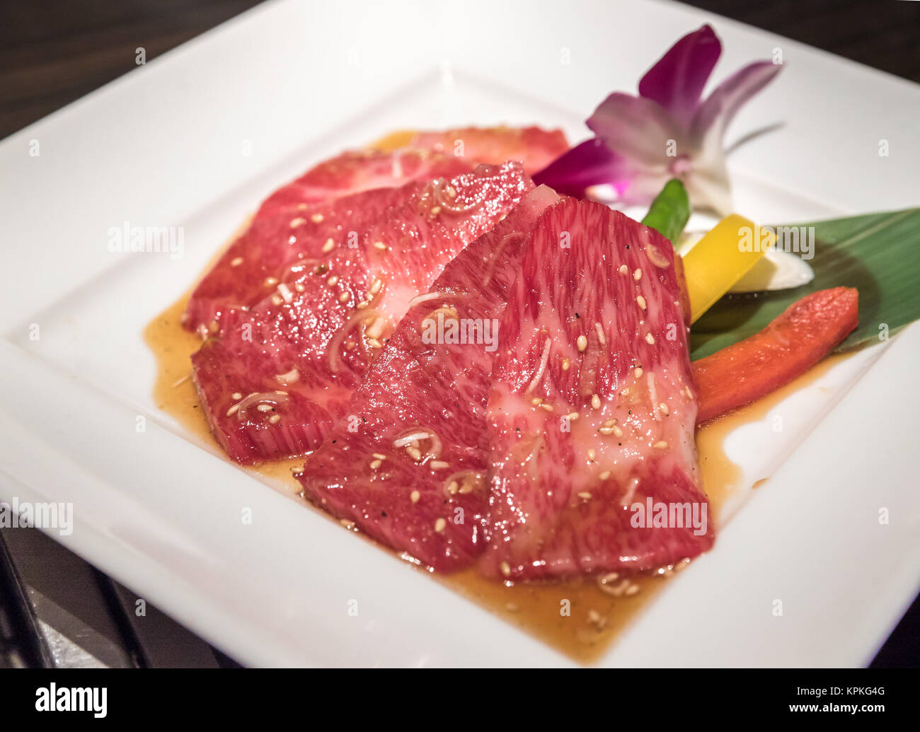 flank steak - belly,lower plate and flank,Short Plate for Japanese bbq or  Korea bbq。 Stock Photo - Alamy