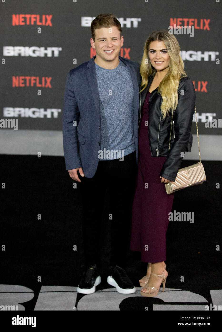 Jonathan Lipnicki arrives for the European premiere of Bright, at the