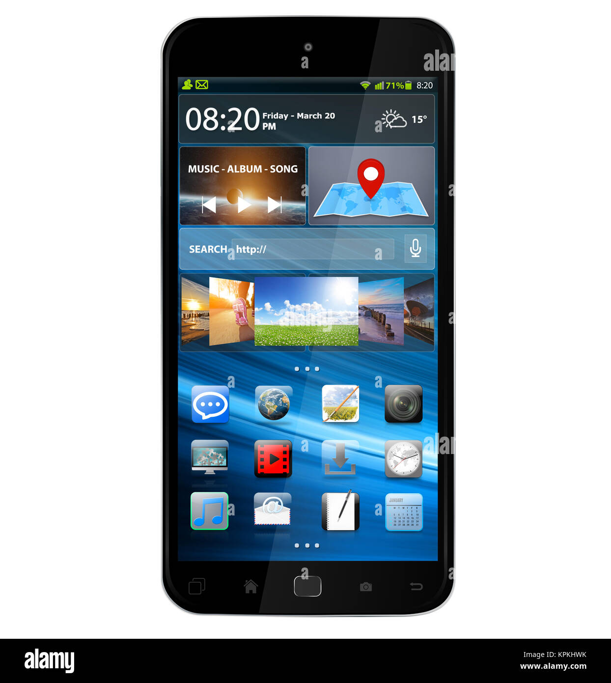 Modern mobile phone Stock Photo - Alamy