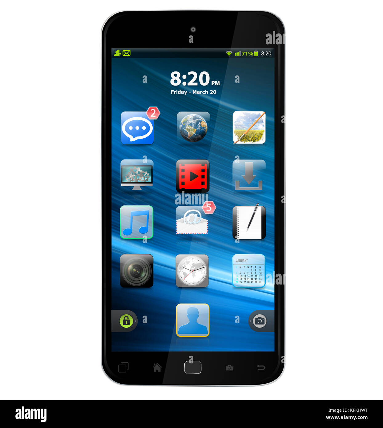 Modern mobile phone Stock Photo - Alamy
