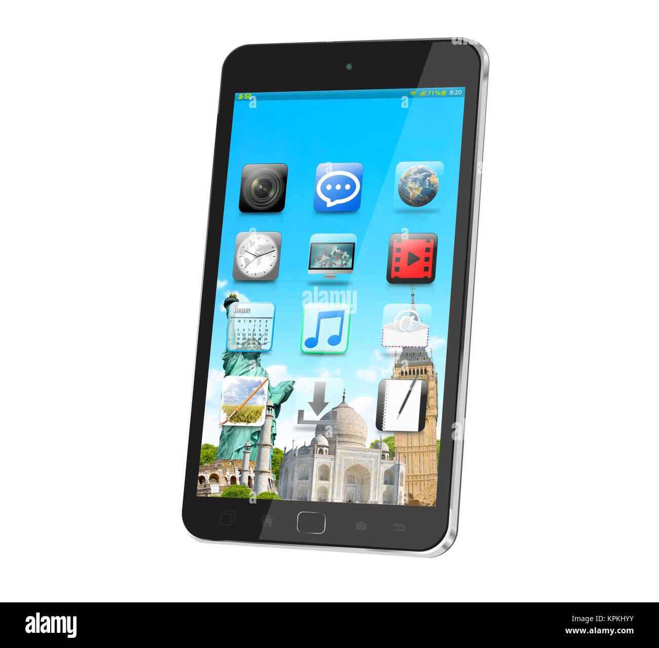 Modern mobile phone Stock Photo - Alamy