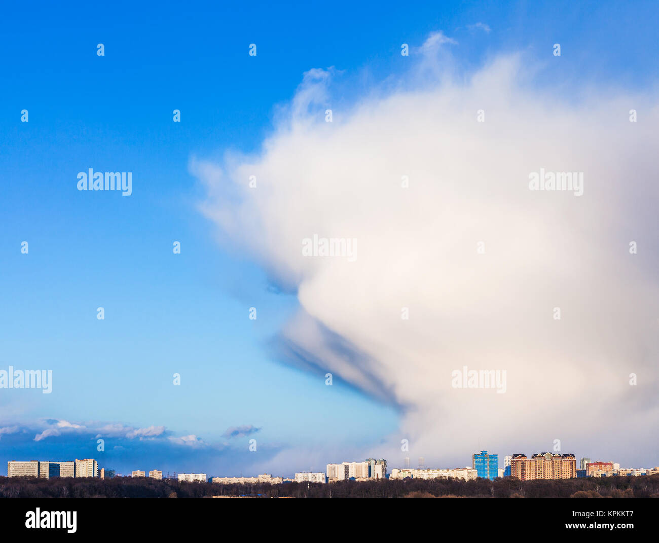 Atmospheric front over city hi-res stock photography and images - Alamy
