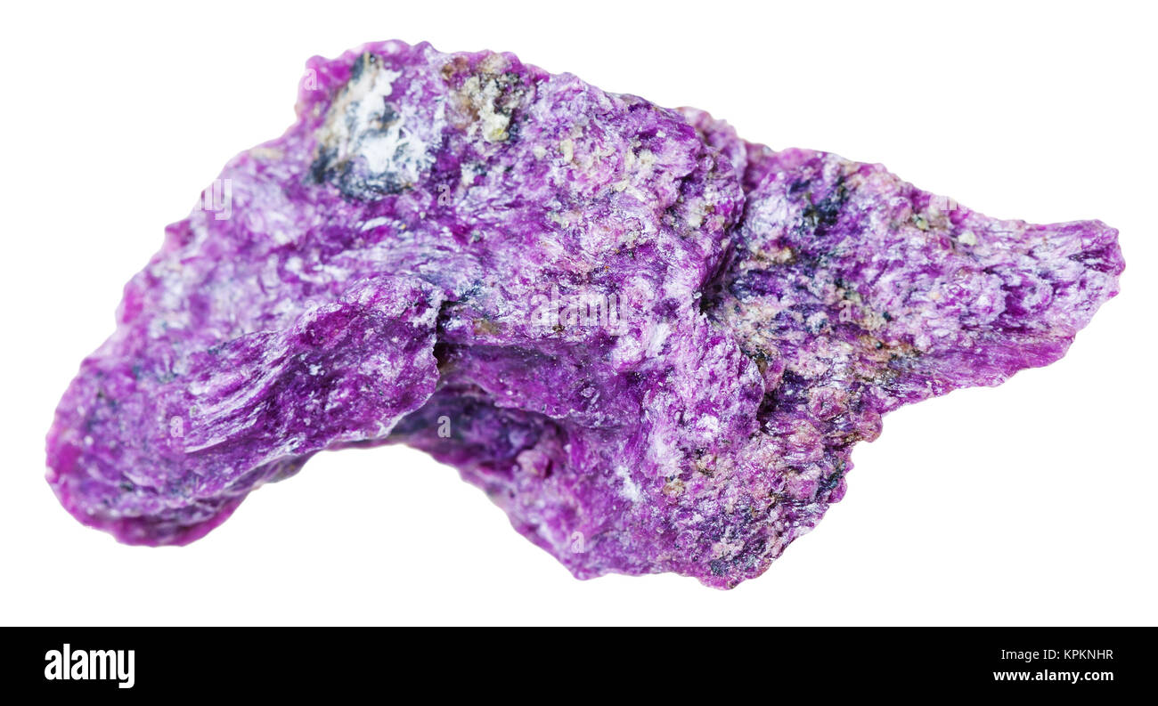 piece of Stichtite mineral stone Stock Photo
