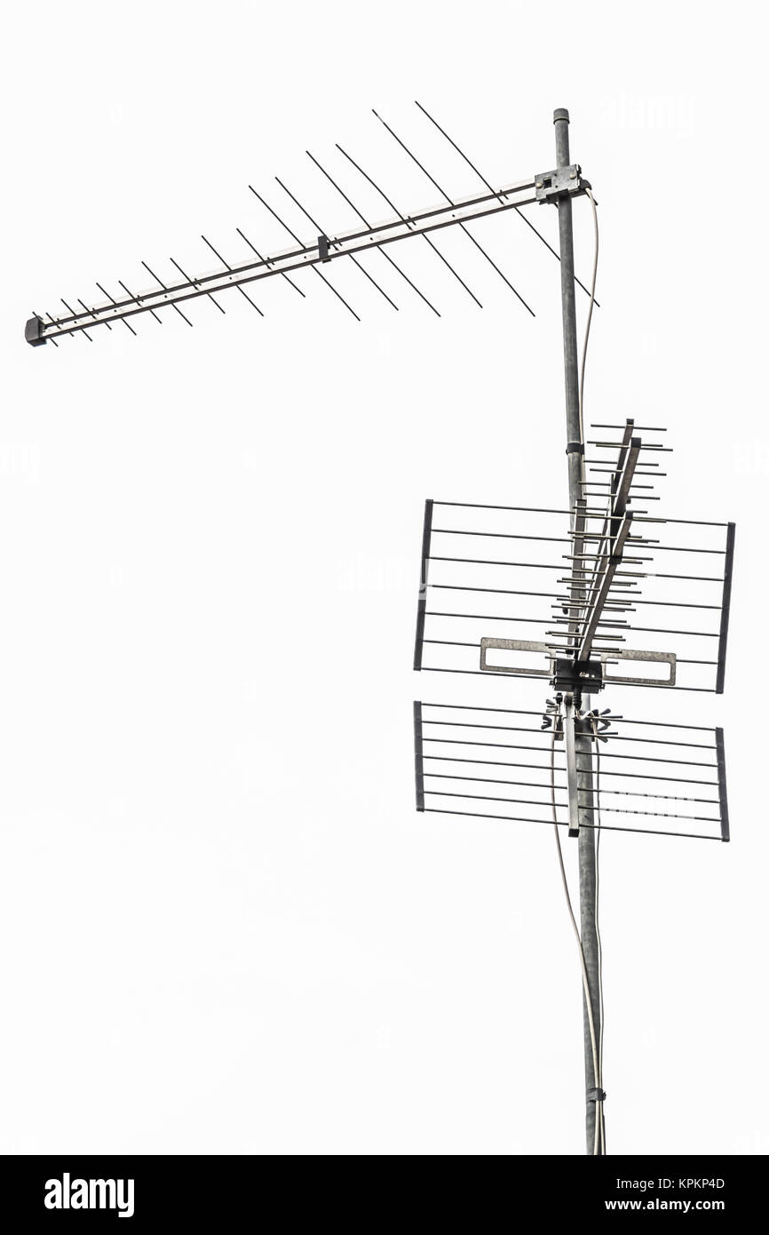 Television radio broadcasting antenna Cut Out Stock Images & Pictures ...
