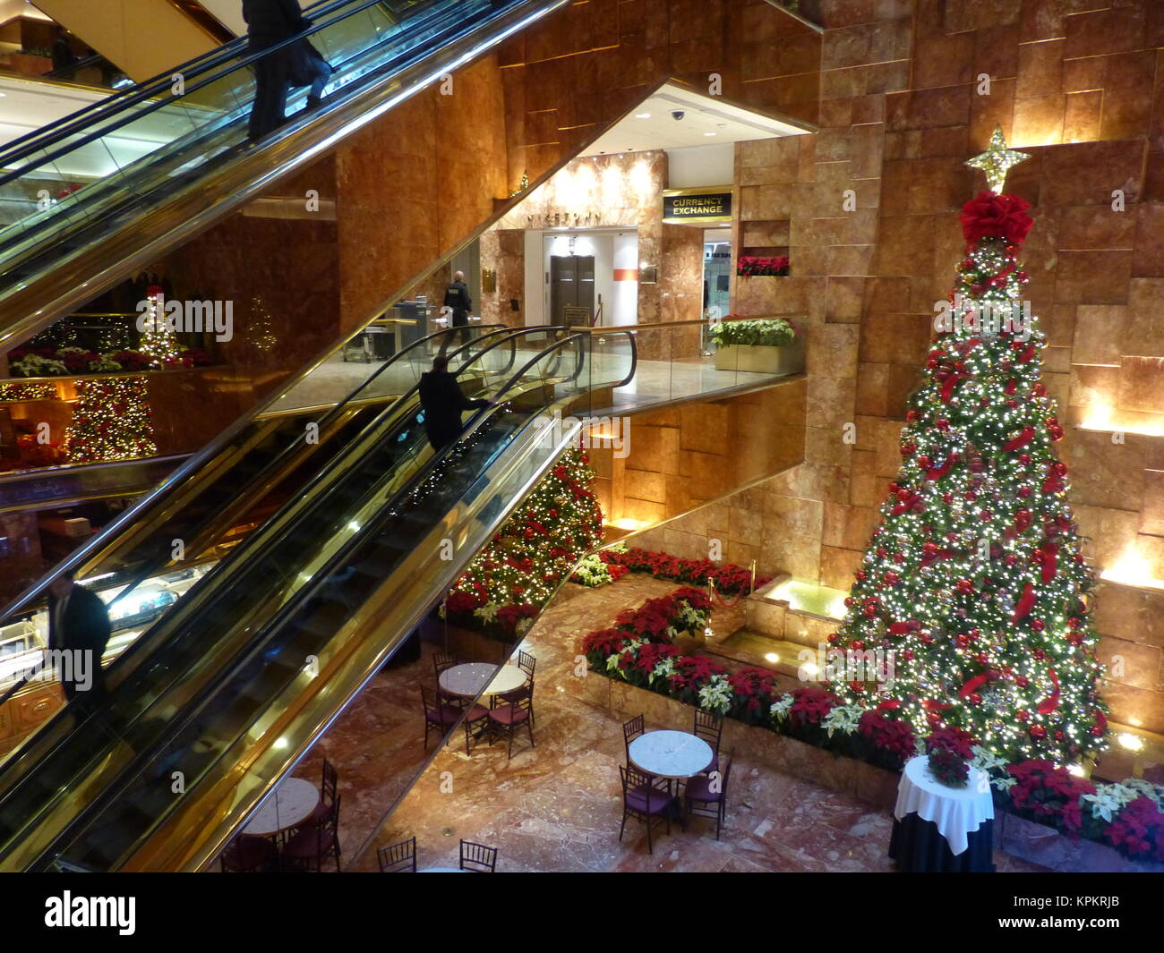Christmas tree trump tower new hires stock photography and images Alamy