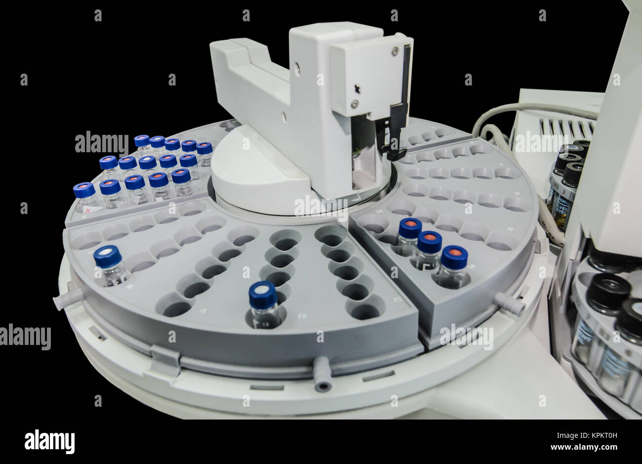 Automatic sample handling of analytical instrument Stock Photo Alamy