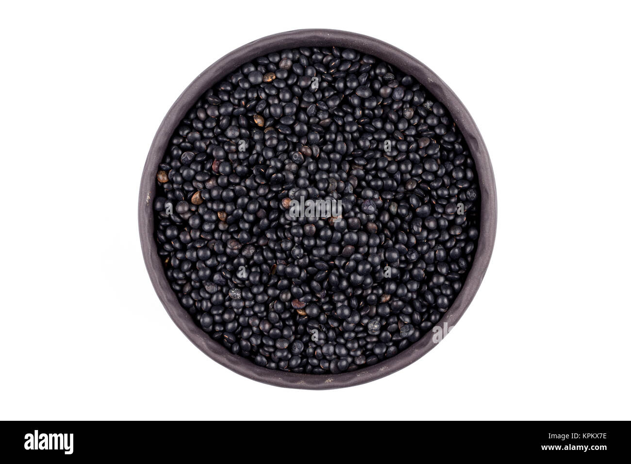 many black beluga lentil seeds Stock Photo Alamy