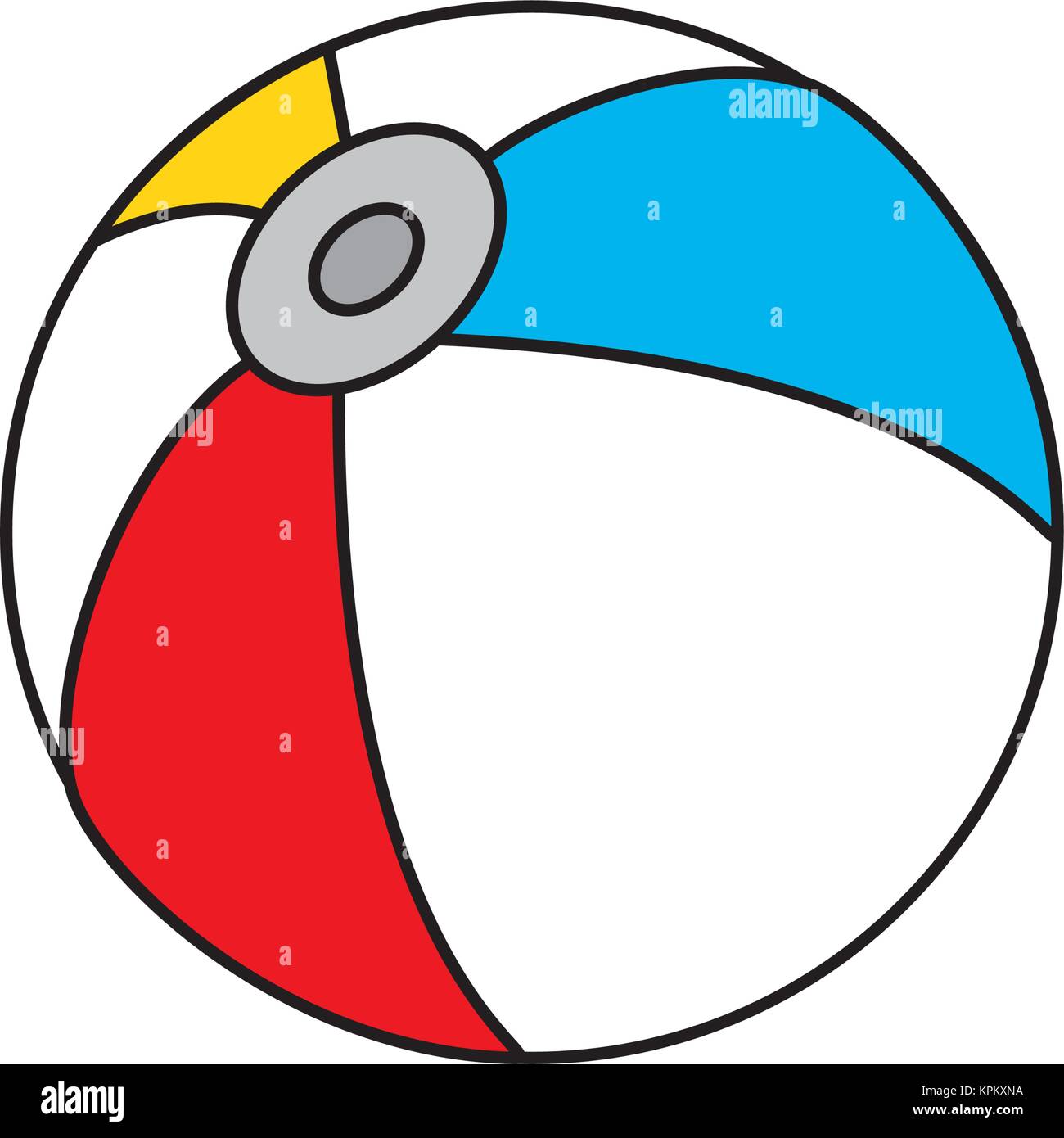 Isolated beach ball design Stock Vector Image & Art - Alamy