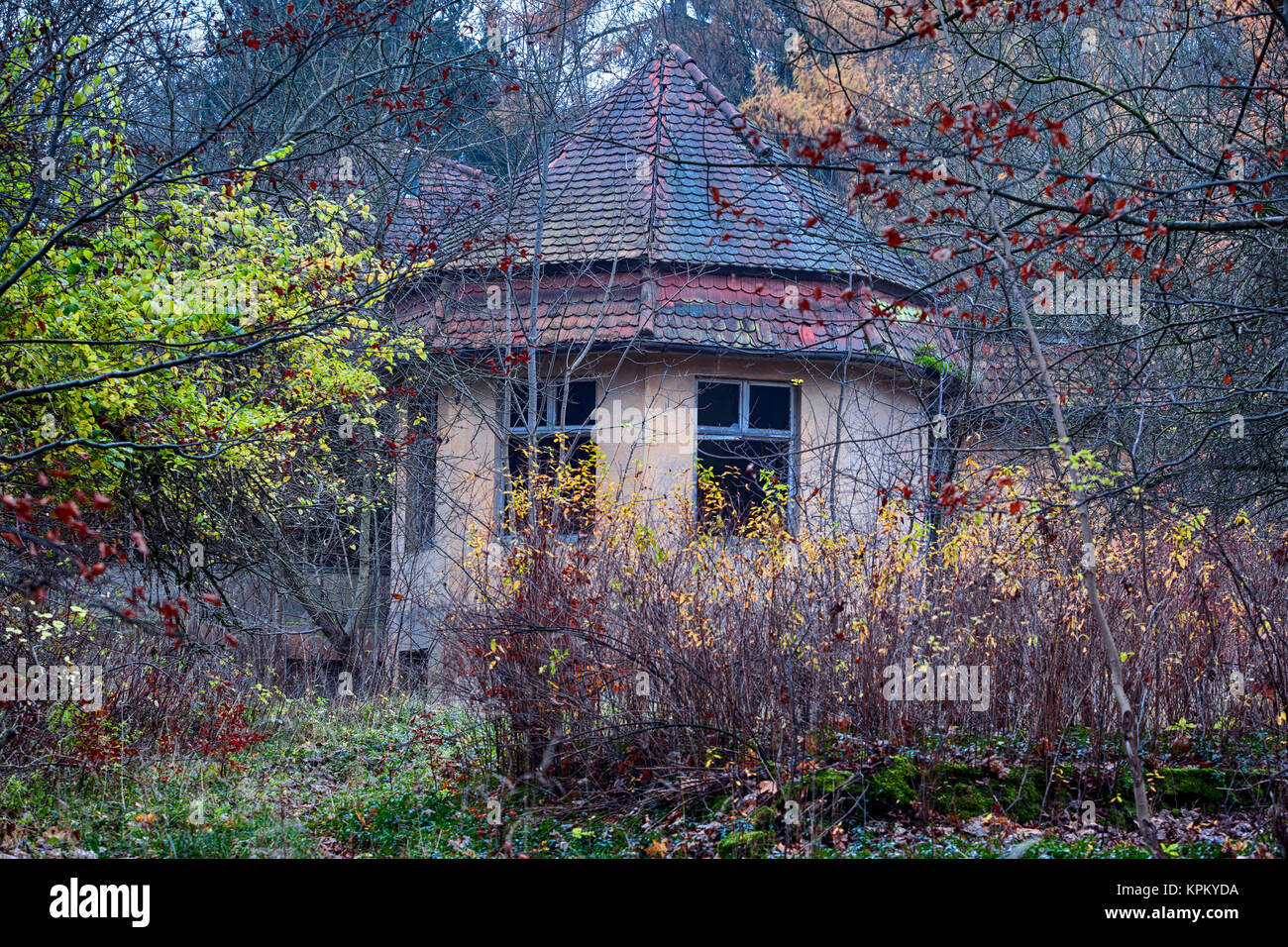 forgotten places in the harz albrechtshaus Stock Photo