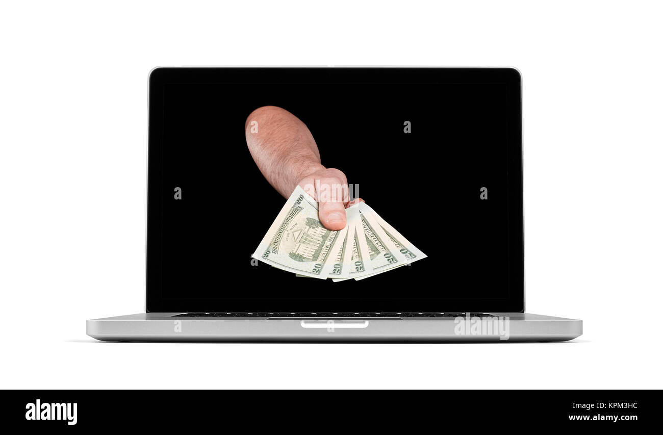 Online Transaction, Online Banking theme. Stock Photo