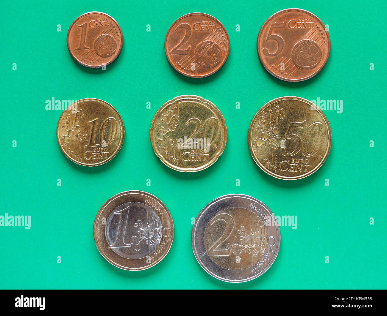 Euro coins money Stock Photo Alamy