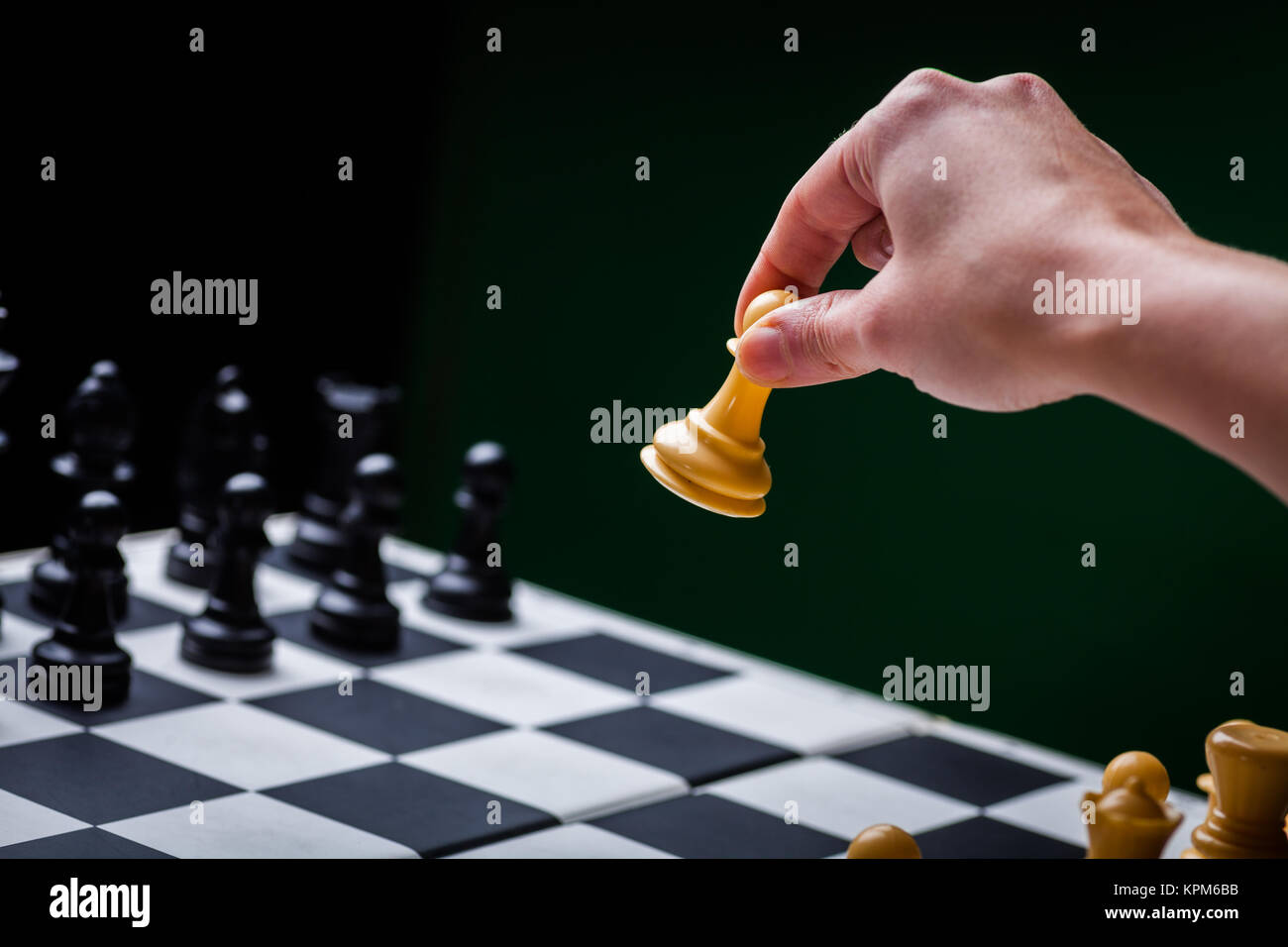 Chess board game Stock Photo Alamy