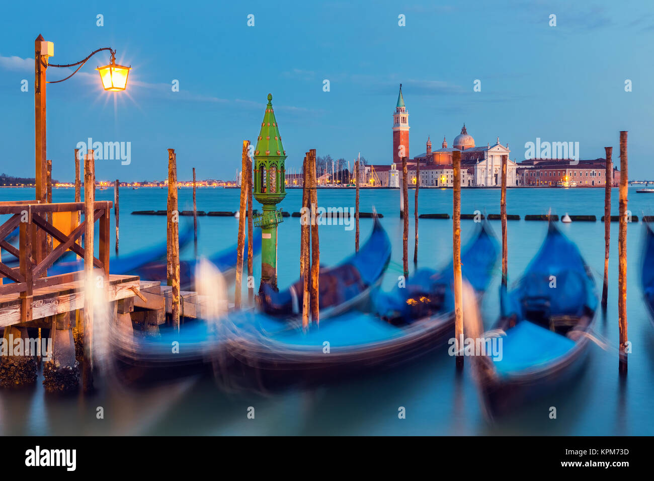 Gondolas in Venice Stock Photo Alamy