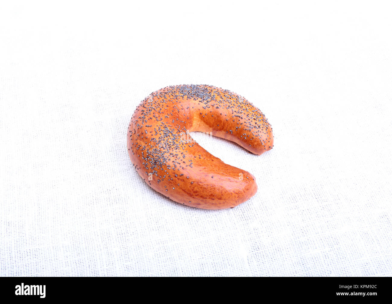 Assorted fresh breads isolated on a white background Stock Photo - Alamy
