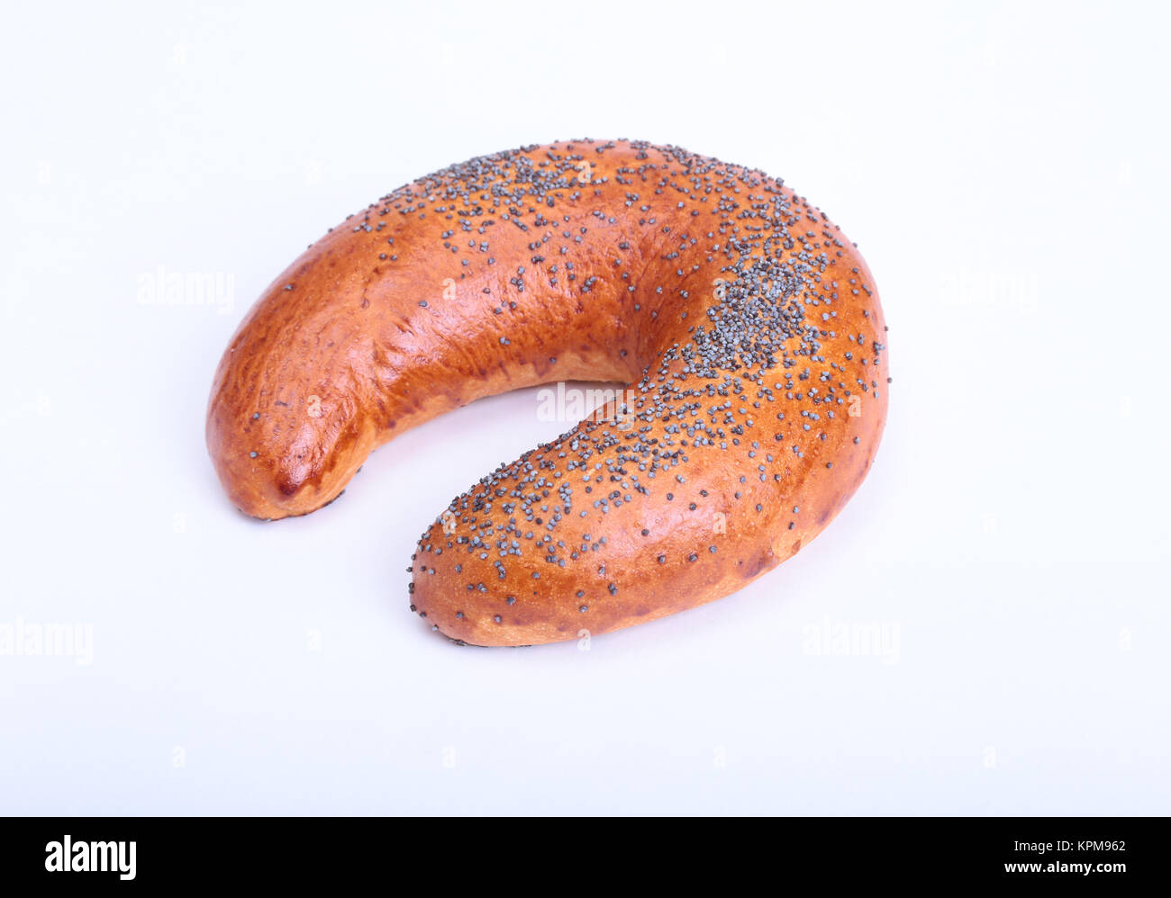 Assorted fresh breads isolated on a white background Stock Photo - Alamy