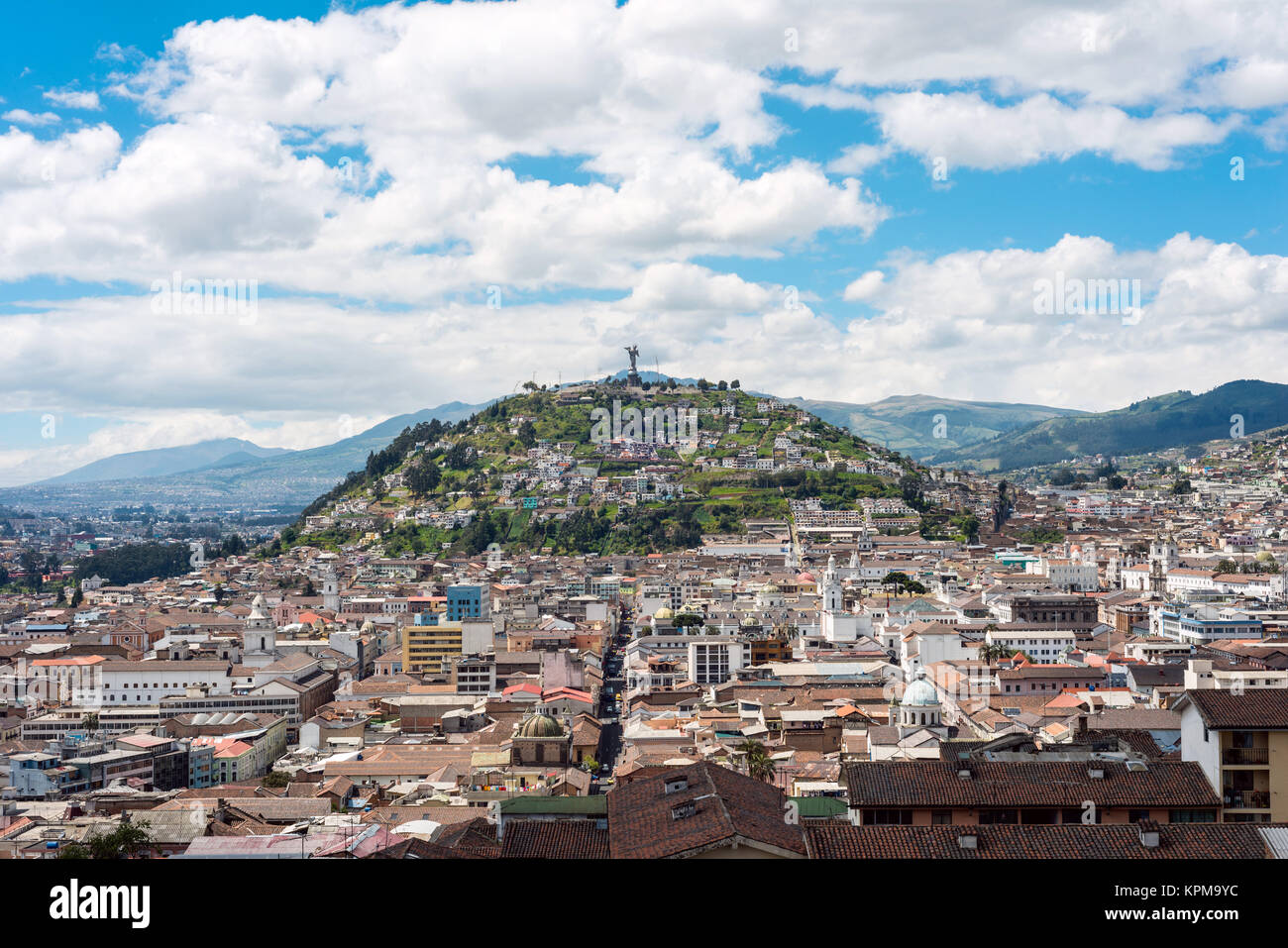 Historical Center Of Old Town Quito Stock Photo Alamy   Historical Center Of Old Town Quito KPM9YC 