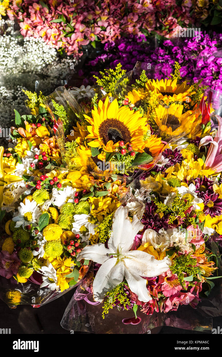 Street Flowers Market Stock Photo Alamy