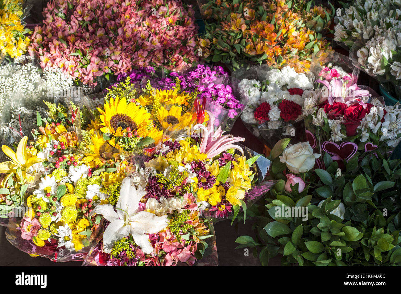 Street Flowers Market Stock Photo Alamy