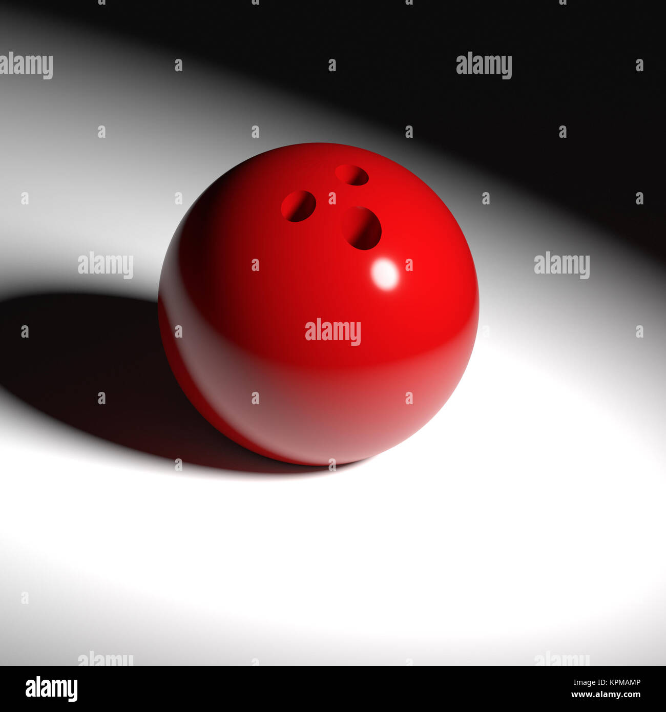 red bowling ball Stock Photo Alamy