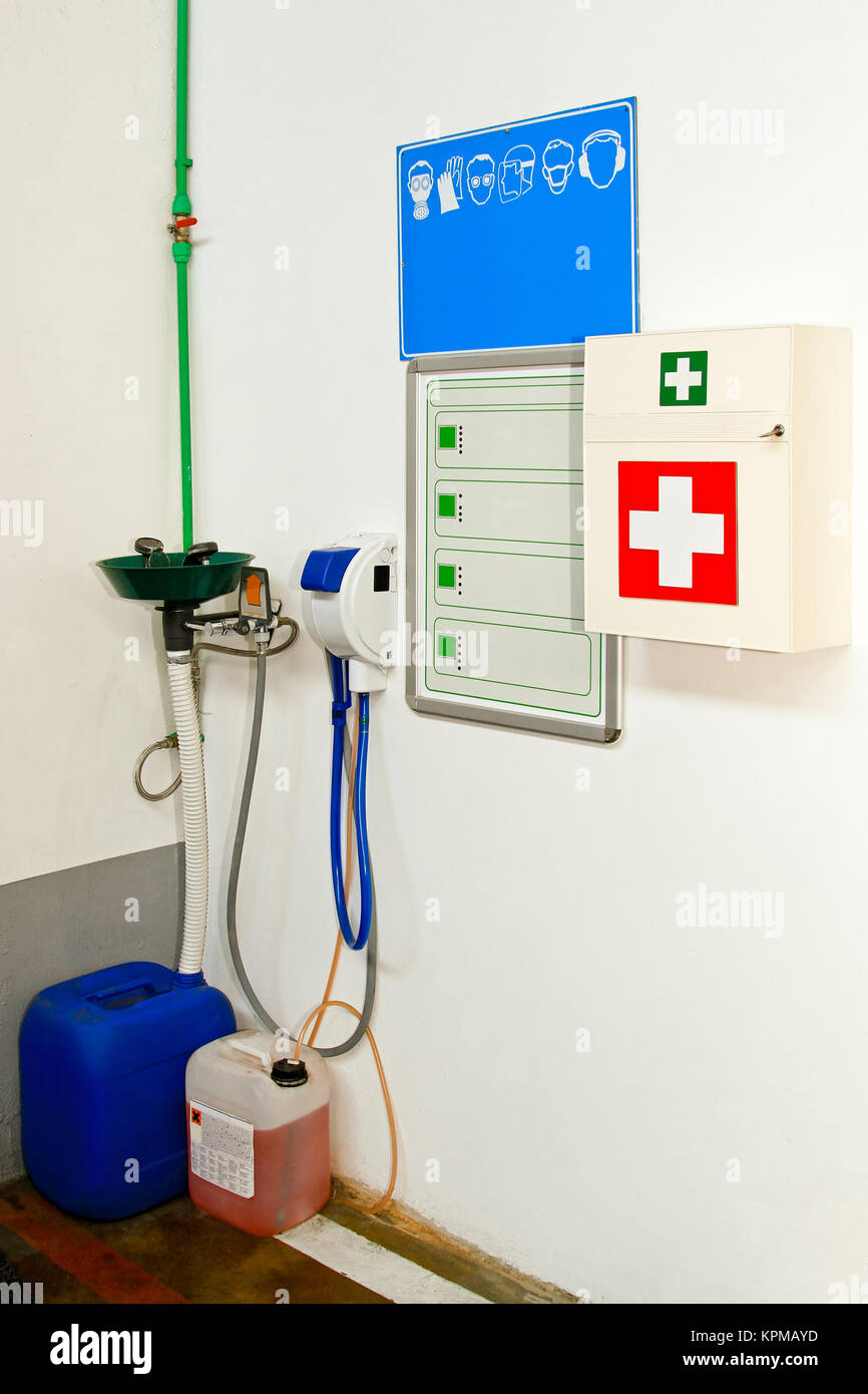 First Aid Station Stock Photo Alamy