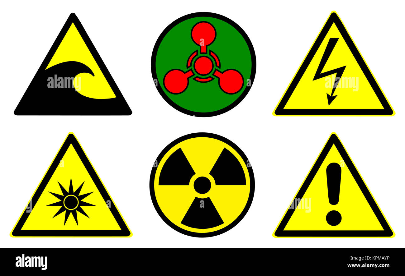 Предупреждающие химические знаки