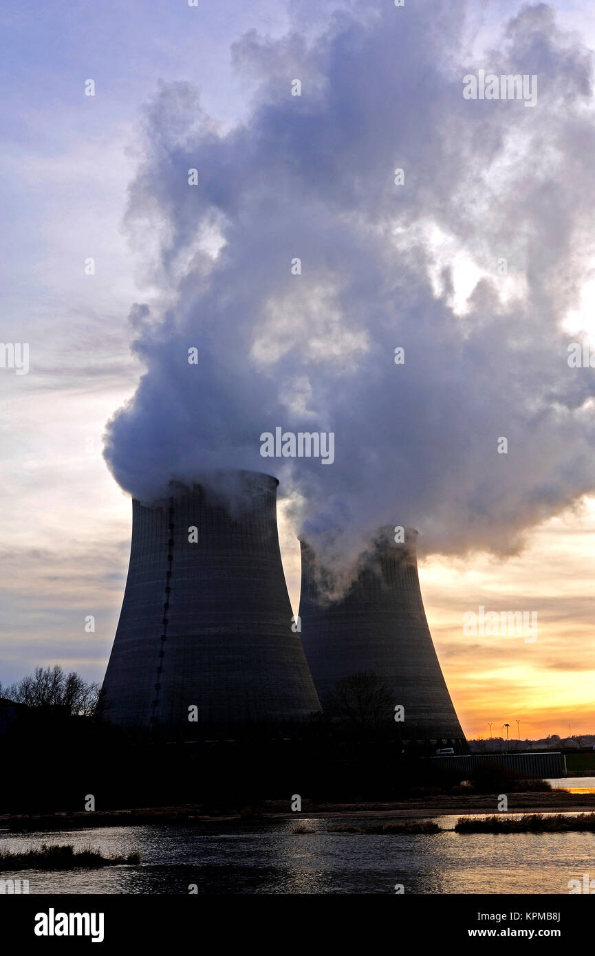 Nuclear power plant in France Stock Photo Alamy