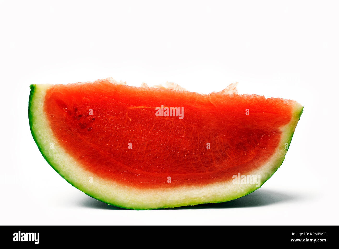 slice of watermelon isolated on white background in studio Stock Photo ...