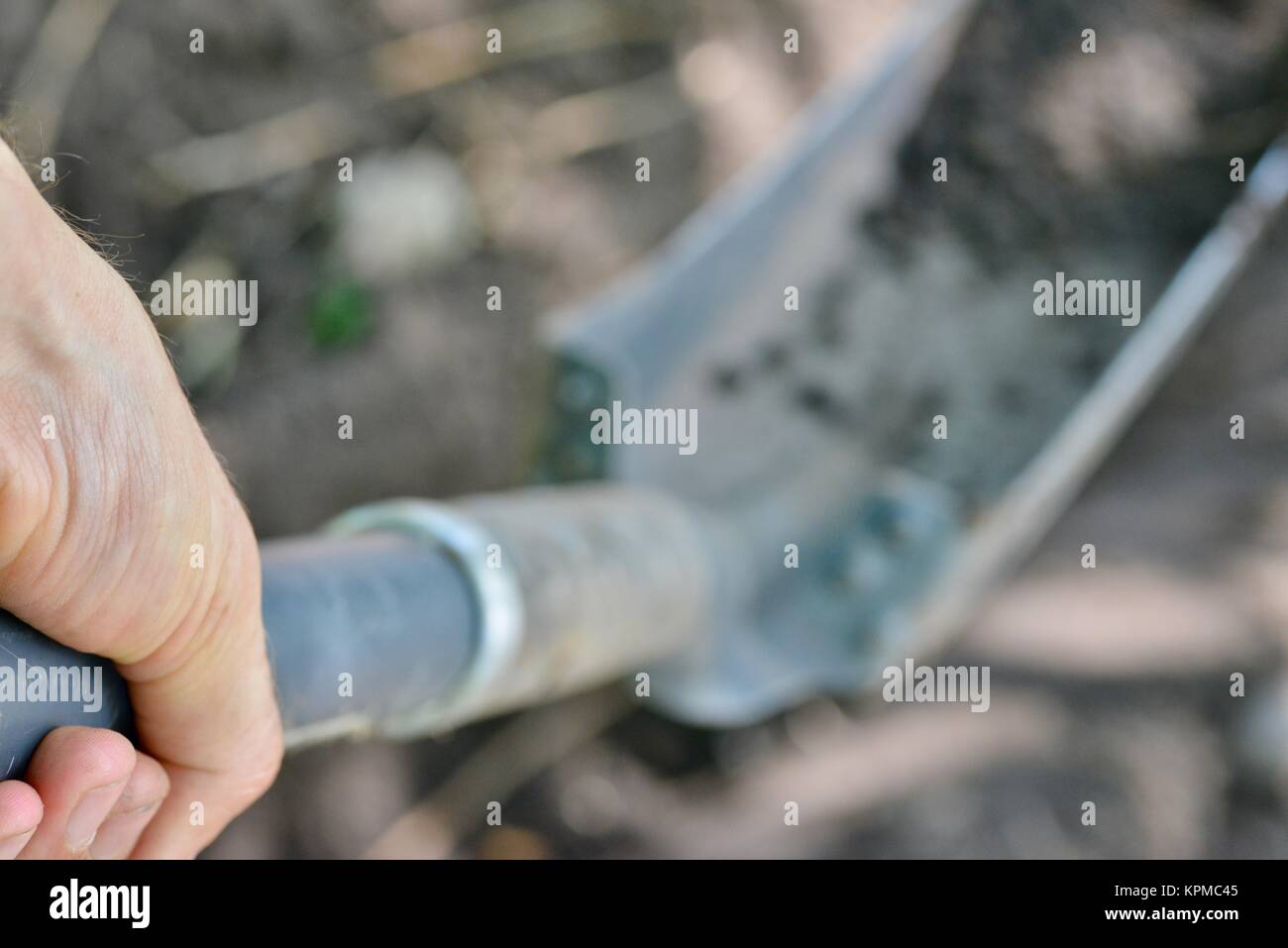 Step by step series on laying irrigation pipe for a home garden, using