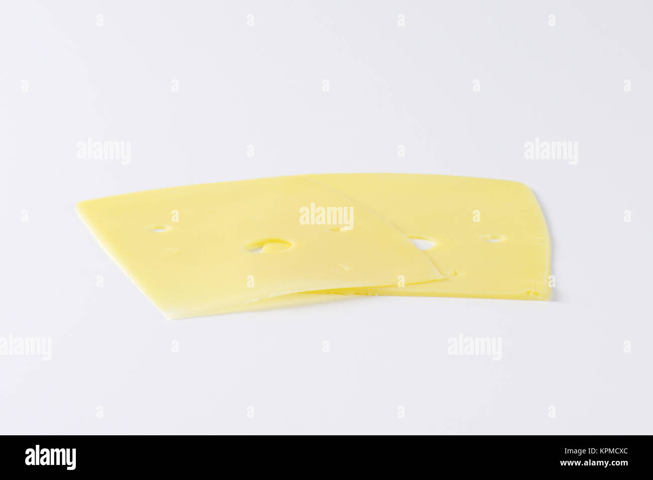 Swiss cheese slices Stock Photo Alamy