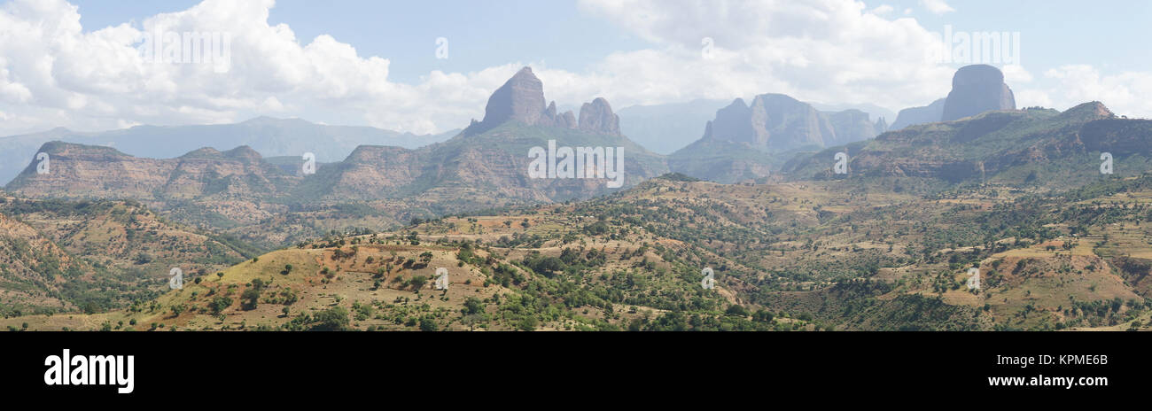 Chess Pieces Rocks, Ã„thiopien, Afrika Stock Photo