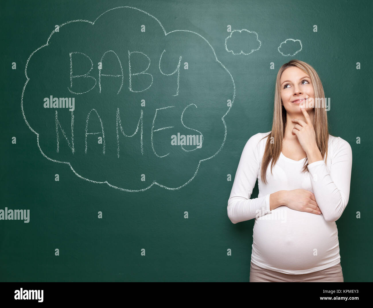 Choosing the right name for you baby Stock Photo